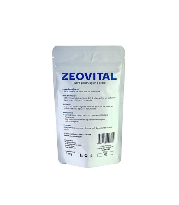 Detoxifiere organism uman Zeovital 70gr - imagine 2